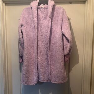 Cozy Lavender Hooded PJ Jacket